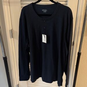 UNTUCKit Men's Navy Long Sleeve Shirt